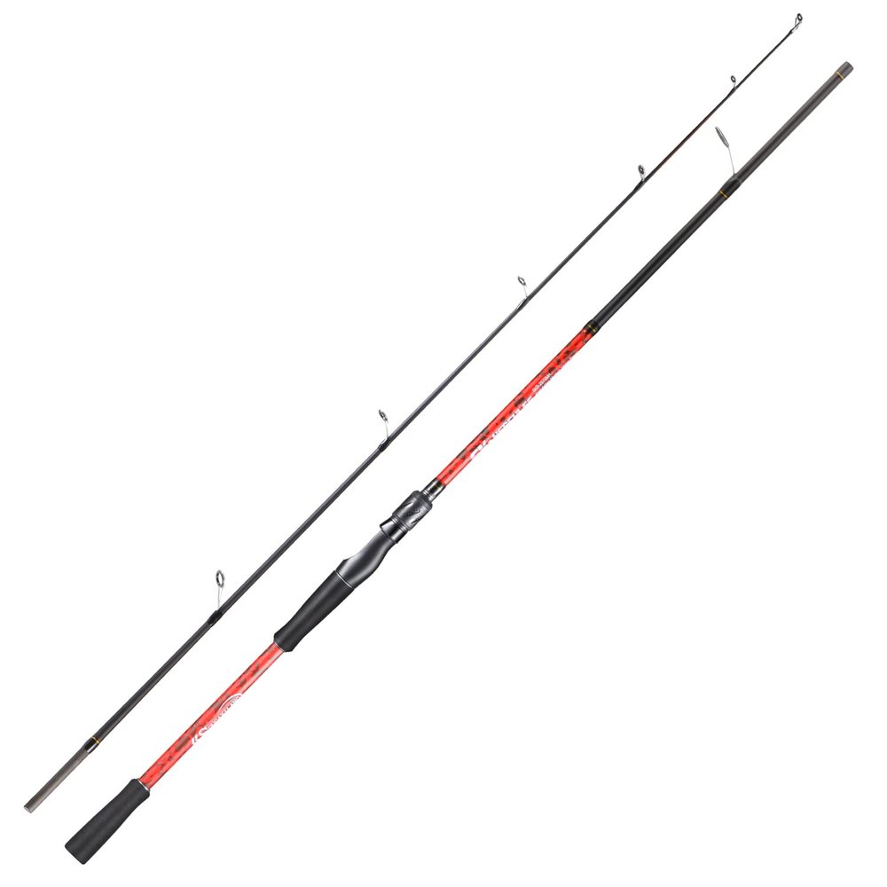 Sougayilang Inshore Saltwater Fishing Rods, Spinning Rods and Casting Rods with AAA Cork Handles,IM7 Toray Carbon Blanks- 7'- Red- Spinning