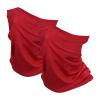 SHEVERCH 2 pack Red Neck Gaiter Mask for Men Women UV Sun Protection Windproof Gator Face Cover Scarf Fishing Cycling Hiking Ski view 1