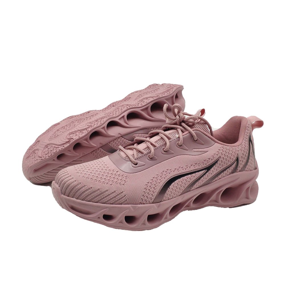 Dressnu Men's Running Casual Shoes Comfortable Spring Sports Shoes Light and Breathable Pink 8