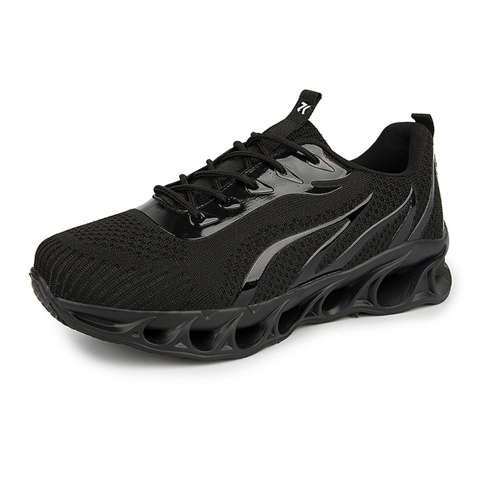 Bestgift Summer Men's Shoes Plus Size Sports Casual Couple Flame Shoes Black 3 10