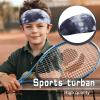 6 Pcs Athletic Headbands for Kids - Boys Football Headbands, Tie Dye Youth Sweat Absorbing Elastic Hairbands view 3