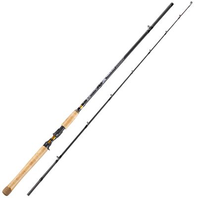 Sougayilang Inshore Saltwater Fishing Rods, Spinning Rods and Casting Rods with AAA Cork Handles,IM7 Toray Carbon Blanks- 7' - Golden- Casting
