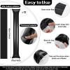 Sosation 36 Pcs Team Spirit Accessories, Cheerleading Pom Poms Hand Clappers Party Favors and Thunder Sticks Noise Makers for Sporting Events Football Baseball Cheering Essentials(Black) view 2