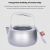iBasingo 800ml Titanium Kettle Camping Teapot with Folding Handle Ultralight Portable Metal Tea Pot Coffee Maker for Outdoor Garden Backpacking Picnic Ti3131D view 4