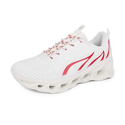 Dressnu Men's Running Casual Shoes Comfortable Spring Sports Shoes Light and Breathable White 9