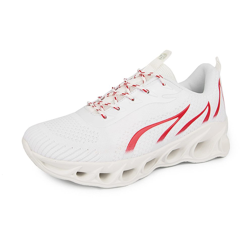 Dressnu Men's Running Casual Shoes Comfortable Spring Sports Shoes Light and Breathable White 9