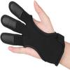 Ibluelover Archery Glove Three Finger Protector Glove Shooting Hunting Gloves Leather Padded Bow Mitten Finger Tab Archery Protective Gear Accessories for Youth Adult Beginner view 1