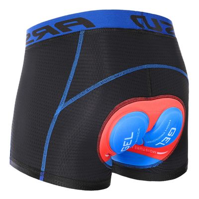 HUIOP Men Cycling Underwear, Men Cycling Underwear Shorts Lightweight Breathable 5D Padded Bike Bicycle Shorts