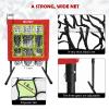 Baseball/Softball Net Best Hitting Nets Target, Sports Pitching Net with Strike Zone Portable 9-Grid Pitching Aid, Adjustable Height Training Equipment for All Ages and Skill Levels view 3
