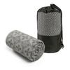 POKIVIR - Yoga Towel, Hot Yoga Mat Towel - Sweat Absorbing Non-Slip for Hot Yoga, Pilates and Workout, 24x72 inches with Upgraded Clover-Shaped Grip Dots (Grey) view 1