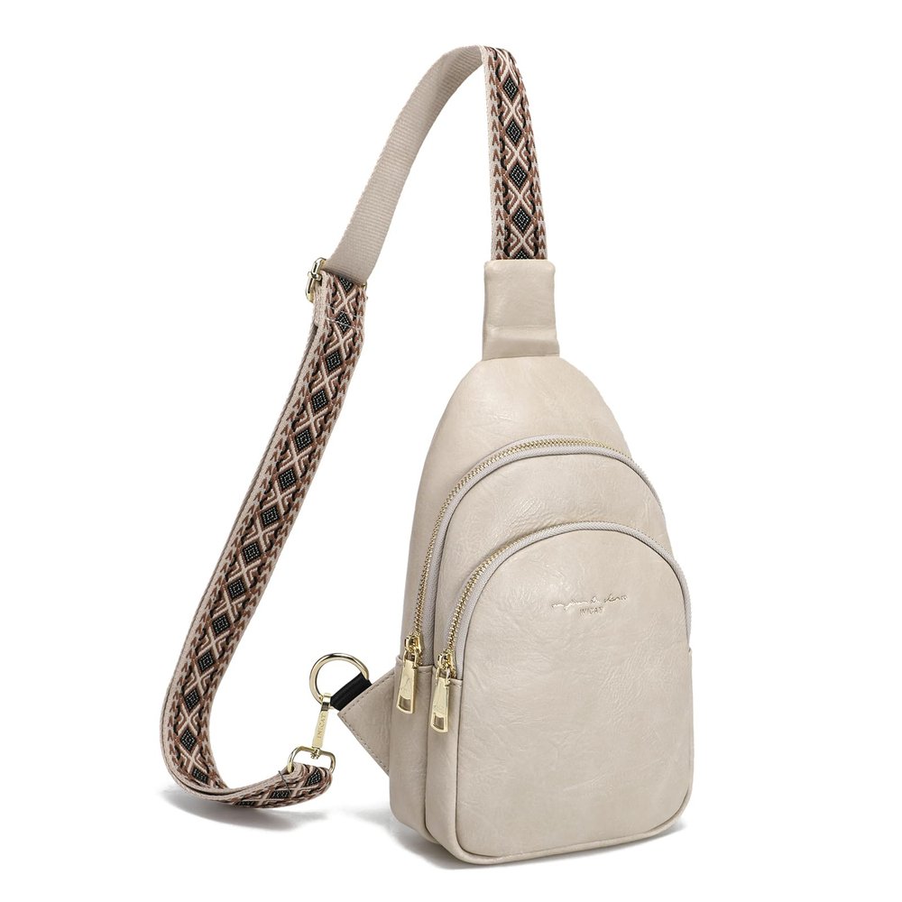 Haytijoe Anti Theft Crossbody Bags for Women Vegan Leather Sling Bag Travel Purses Fanny Pack
