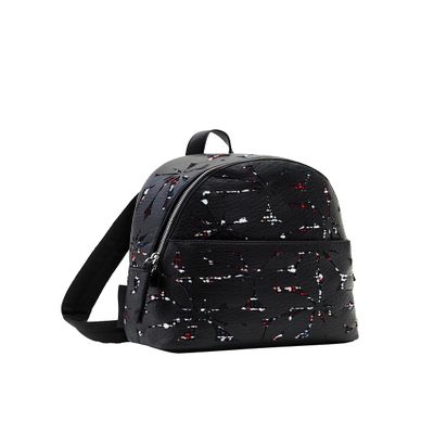 Desigual Small Die-Cut Flower Backpack