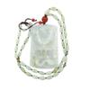 3.1" China Nature Certified Grade A Jadeite Jade Auspicious Dragon Necklace Pendant 2088 view 1