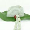 3.1" China Nature Certified Grade A Jadeite Jade Auspicious Dragon Necklace Pendant 2088 view 4