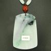 2.6" China Nature Certified Grade A Jadeite Jade Auspicious Dragon Necklace Pendant 2086 view 4