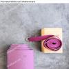 HardPress Wall Art Poster Print of Rolled Yoga Mat with Cork Block and Yoga Belt. Yoga Practice Props Background. Copy Space. view 2