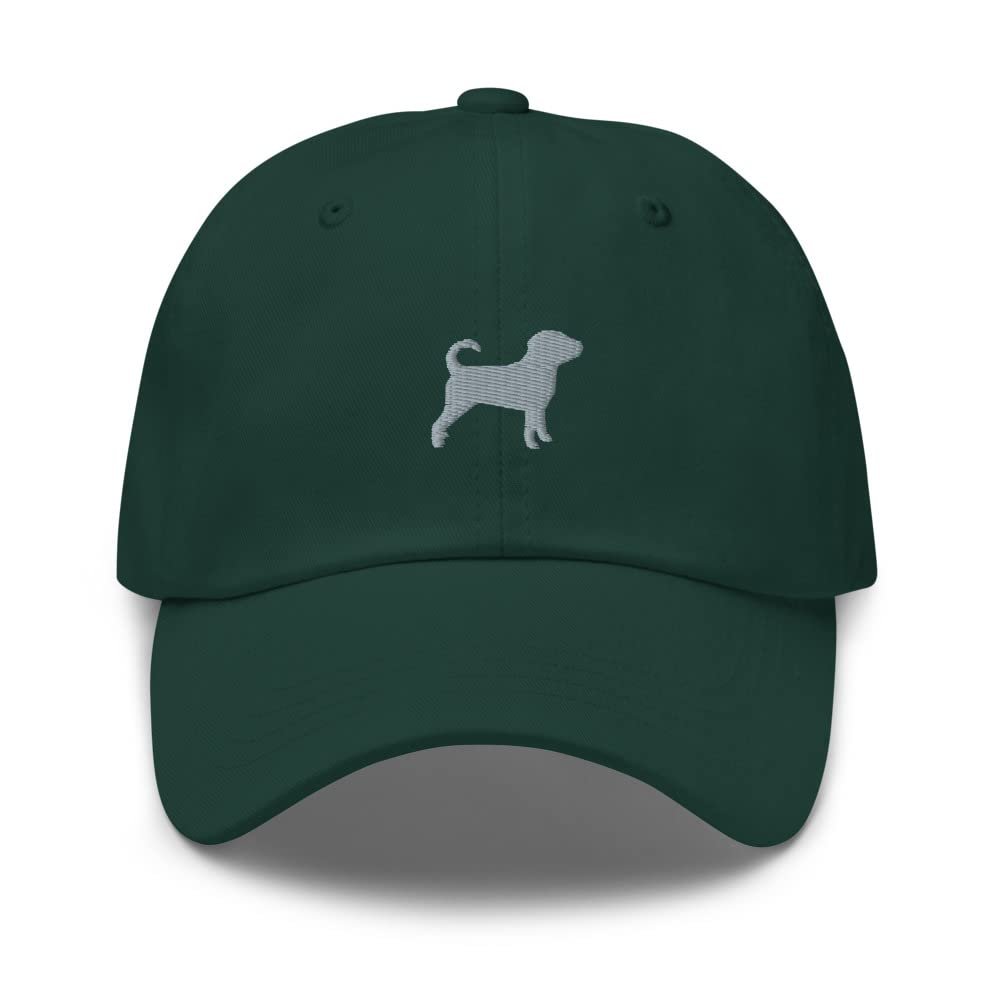 Puggle hat, Pug and Beagle Mix Dog hat, Embroidered Unisex Baseball hat, Puggle Gift.