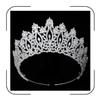 Silver Cubic Zirconia Bridal Crown for Women view 1