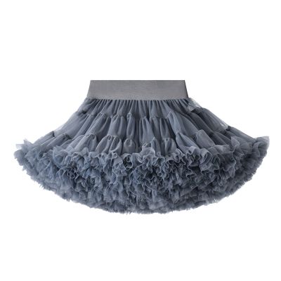 Girls 7 Dress Baby Girls Soft Fluffy Tutu Skirt Toddler Party Carnival Girl Mesh Tutu Bowknot (Grey, 6-12 Months)