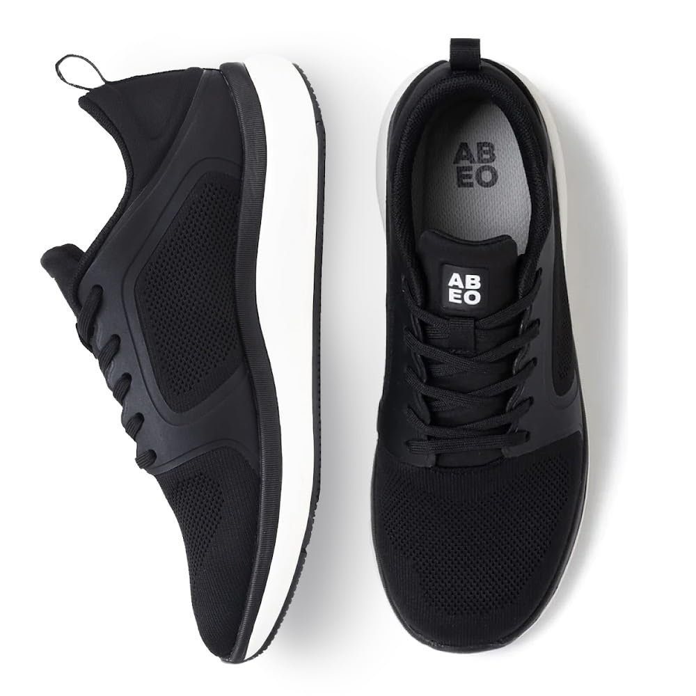 ABEO MXV Cruise Walking Shoes Women | Orthopedic Sneakers for Women | Ball of Foot Cushions for Women | Metatarsalgia Shoes | Plantar Fasciitis Relief Black, 6 Medium