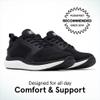 ABEO MXV Cruise Walking Shoes Women | Orthopedic Sneakers for Women | Ball of Foot Cushions for Women | Metatarsalgia Shoes | Plantar Fasciitis Relief Black, 6 Medium view 3