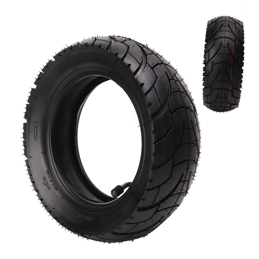 10 Inch Unicycle Electric Wheel, Scooter Tires Rubber with Strong Grip Anti Skid 80/656 Electric Scooter Inner Outer Tire Set