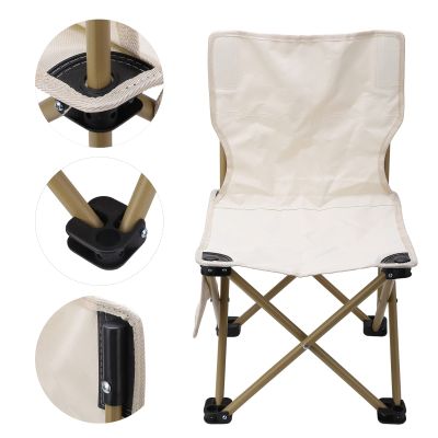 Restokki Folding Camping Chairs, Lawn Chairs Prevent Slipping Waterproof Portable Outdoor Chair for Fishing Camping Beach Chair