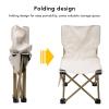 Restokki Folding Camping Chairs, Lawn Chairs Prevent Slipping Waterproof Portable Outdoor Chair for Fishing Camping Beach Chair view 4