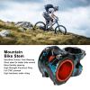 Aluminium Alloy Bike Stem, Mountain Bicycle Down Stem 31.8x35mm Handle Bar Handlebar Riser Accessory(Black Blue) view 2