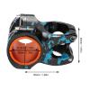 Aluminium Alloy Bike Stem, Mountain Bicycle Down Stem 31.8x35mm Handle Bar Handlebar Riser Accessory(Black Blue) view 3