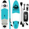 Roc Inflatable Stand Up Paddle Boards with Premium SUP Paddle Board Accessories, Wide Stable Design, Non-Slip Comfort Deck for Youth & Adults (Teal) view 1