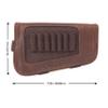 Allen Company New Castle Leather Buttstock Cartridge Carrier, Brown view 4