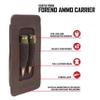 Allen Company Castle Rock Forend Leather Ammo Carrier Pouch, Brown view 3