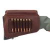 Allen Company Westcliff Leather Buttstock Cartridge Carrier with Cheek Piece, Brown view 1