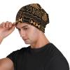 African Tribal Abstract Pattern Slouchy Beanie Hat Loose Stretch Knit Skull Beanie Cap Headgear Gifts for Men Women Teens Multi view 4