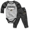 Wes and Willy Baby Sports Fan Purdue Boilermakers One Piece and Pant Set 12M view 1