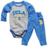 Wes and Willy Baby Sports Fan UCLA Bruins One Piece and Pant Set 12M view 1