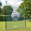 Stop That Ball Pro Socketed Ball Stop Net & Posts | Multi-Sport Removable Net Systems and 4 Netting Types (Golf (High-Impact), 12ft x 60ft) view 2