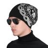 Ancient Scandinavian Slouchy Beanie Hat Winter Soft Warm Ski Knitted Skull Cap Turban Hat Headgear Gifts for Men Women Teenager Multi view 2