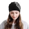 Ancient Scandinavian Slouchy Beanie Hat Winter Soft Warm Ski Knitted Skull Cap Turban Hat Headgear Gifts for Men Women Teenager Multi view 3