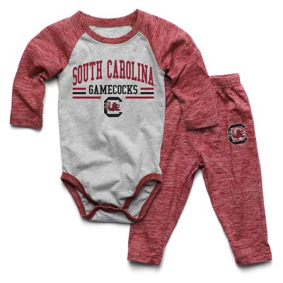 Wes and Willy Baby Sports Fan South Carolina One Piece and Pant Set 18M
