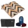 Tailgating Pros Lightweight Cornhole Boards - 4'x2' Modern Wooden Designs Cornhole Game w/Carrying Case & Set of 8 Corn Hole Bean Bags w/Tote view 1