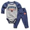 Wes and Willy Baby Sports Fan Auburn Tigers One Piece and Pant Set 24M view 1