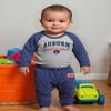 Wes and Willy Baby Sports Fan Auburn Tigers One Piece and Pant Set 24M view 2
