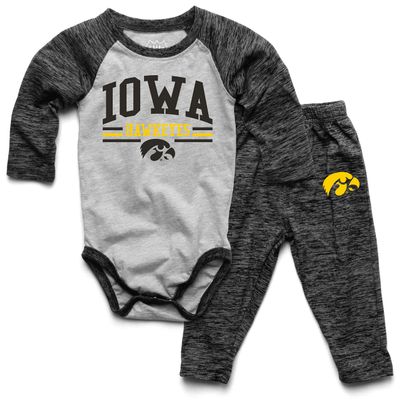 Wes and Willy Baby Sports Fan Iowa Hawkeyes One Piece and Pant Set 6M