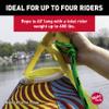 Taylor Made Towable Tube Rope 4K, 60 ft. Long, Supports Four Riders up to 680 lbs., 15mm polyethylene Tow Rope, 4,100 lb. Break Strength - 2021150643 view 3