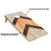 Tailgating Pros Lightweight Cornhole Boards - 4'x2' Modern Wooden Designs Cornhole Game w/Carrying Case & Set of 8 Corn Hole Bean Bags w/Tote view 2