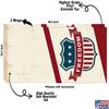 Beerpongtoss Cornhole Board Wraps, Cornhole Decals and Wraps for Boards (Set of 2) - Transform Your Cornhole Game with Our Durable Board Wraps (Freedom) view 2