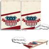 Beerpongtoss Cornhole Board Wraps, Cornhole Decals and Wraps for Boards (Set of 2) - Transform Your Cornhole Game with Our Durable Board Wraps (Freedom) view 3
