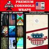 Beerpongtoss Cornhole Board Wraps, Cornhole Decals and Wraps for Boards (Set of 2) - Transform Your Cornhole Game with Our Durable Board Wraps (Freedom) view 4